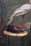 Mocassino Twins Slingback di Camper Brown Blue da Donna