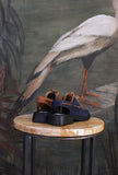 Mocassino Twins Slingback di Camper Brown Blue da Donna