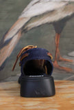 Mocassino Twins Slingback di Camper Brown Blue da Donna