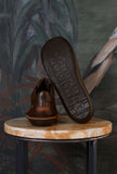 camper reinterpreta l'iconica scarpa polacchino d'archivio beetle da uomo realizzato in pelle brown