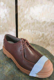 Stringata Junction di Camper realizzata in pregiata pelle tonalità Brown da Uomo