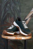 Sneakers Drift Traile Camper di colore Vibram Meteor Green Jersey da uomo