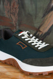 Sneakers Drift Traile Camper di colore Vibram Meteor Green Jersey da uomo