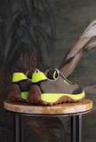 Nuova sneakers drift trail di camper lab uomo con suola vibram color meteor green
