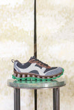 Sneakers Pelotissima firmata Camper realizzata in knit di tessuto riciclato Brown-Green da Uomo
