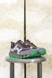 Sneakers Pelotissima firmata Camper realizzata in knit di tessuto riciclato Brown-Green da Uomo