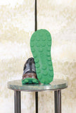 Sneakers Pelotissima firmata Camper realizzata in knit di tessuto riciclato Brown-Green da Uomo