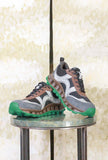 Sneakers Pelotissima firmata Camper realizzata in knit di tessuto riciclato Brown-Green da Uomo