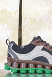 Sneakers Pelotissima firmata Camper realizzata in knit di tessuto riciclato Brown-Green da Uomo
