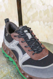Sneakers Pelotissima firmata Camper realizzata in knit di tessuto riciclato Brown-Green da Uomo