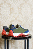 Senaekrs drift trail di camper lab con suola vibram color military green uomo ss24