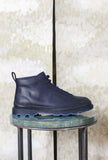 Stivaletto Brutus di Camper realizzato in pelle Nubuk Blu Japan da Uomo