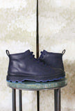 Stivaletto Brutus di Camper realizzato in pelle Nubuk Blu Japan da Uomo