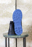 Stivaletto Brutus di Camper realizzato in pelle Nubuk Blu Japan da Uomo