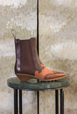 Stivaletto Texas Anita di Camper in morbida pelle nella calda tonalità Chestnut-Brown da Donna