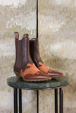 Stivaletto Texas Anita di Camper in morbida pelle nella calda tonalità Chestnut-Brown da Donna