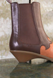 Stivaletto Texas Anita di Camper in morbida pelle nella calda tonalità Chestnut-Brown da Donna