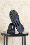 stivaletto junction di camper color nero con punta in gomma verde rimovibile fw23