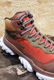 Stivaletto karst trek di camper da uomo in goretex e vibram color brown red