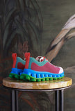 Camper e Sunnei presentano la nuova sneakers pelotissima ultraleggera con tomaia knit turquoise