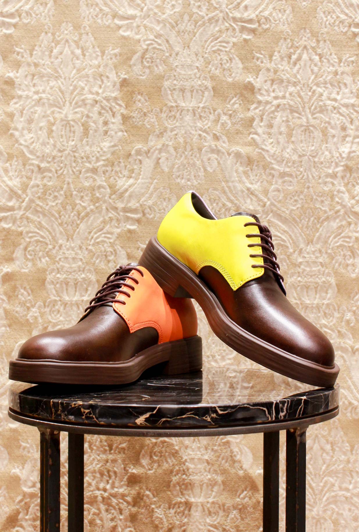 scarpa derby stringata twins multicolor di camper lab da uomo