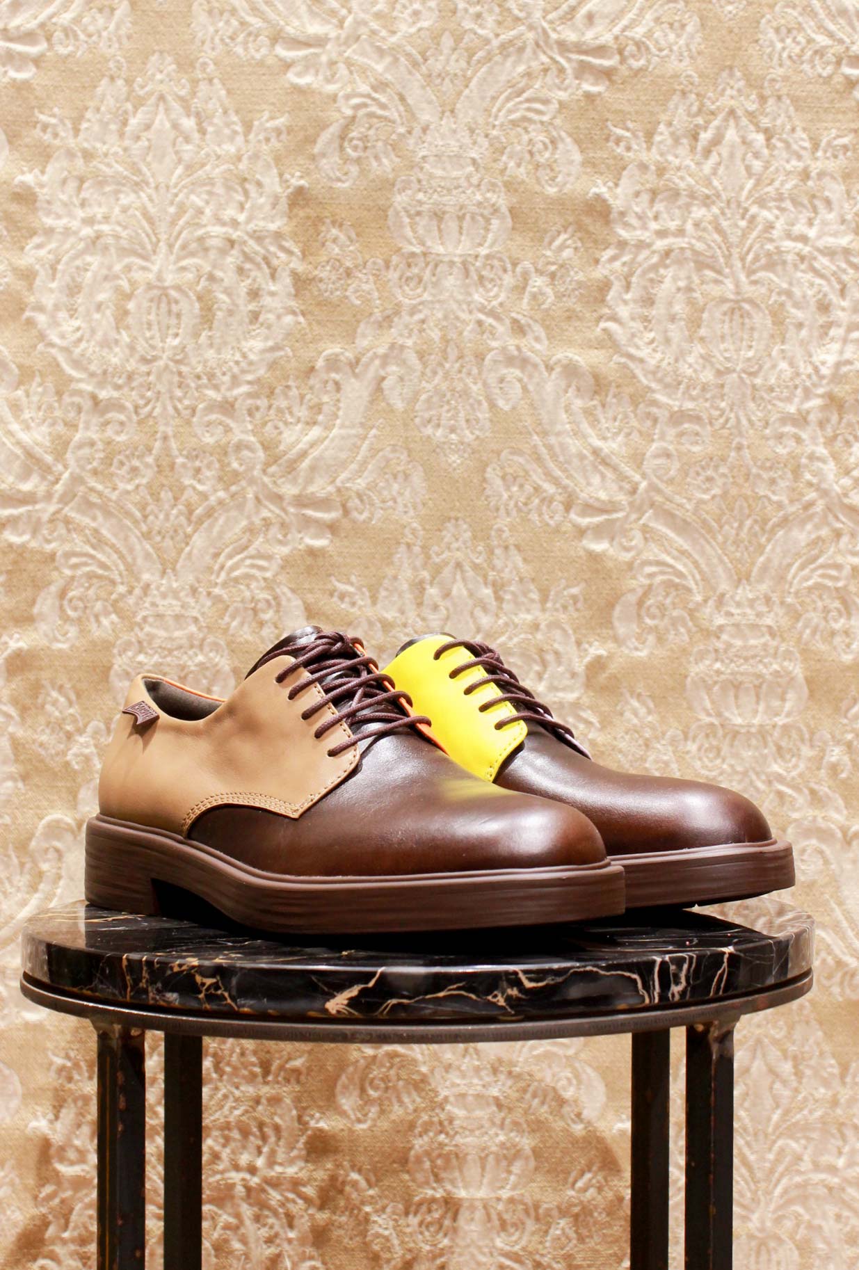 scarpa derby stringata twins multicolor di camper lab da uomo