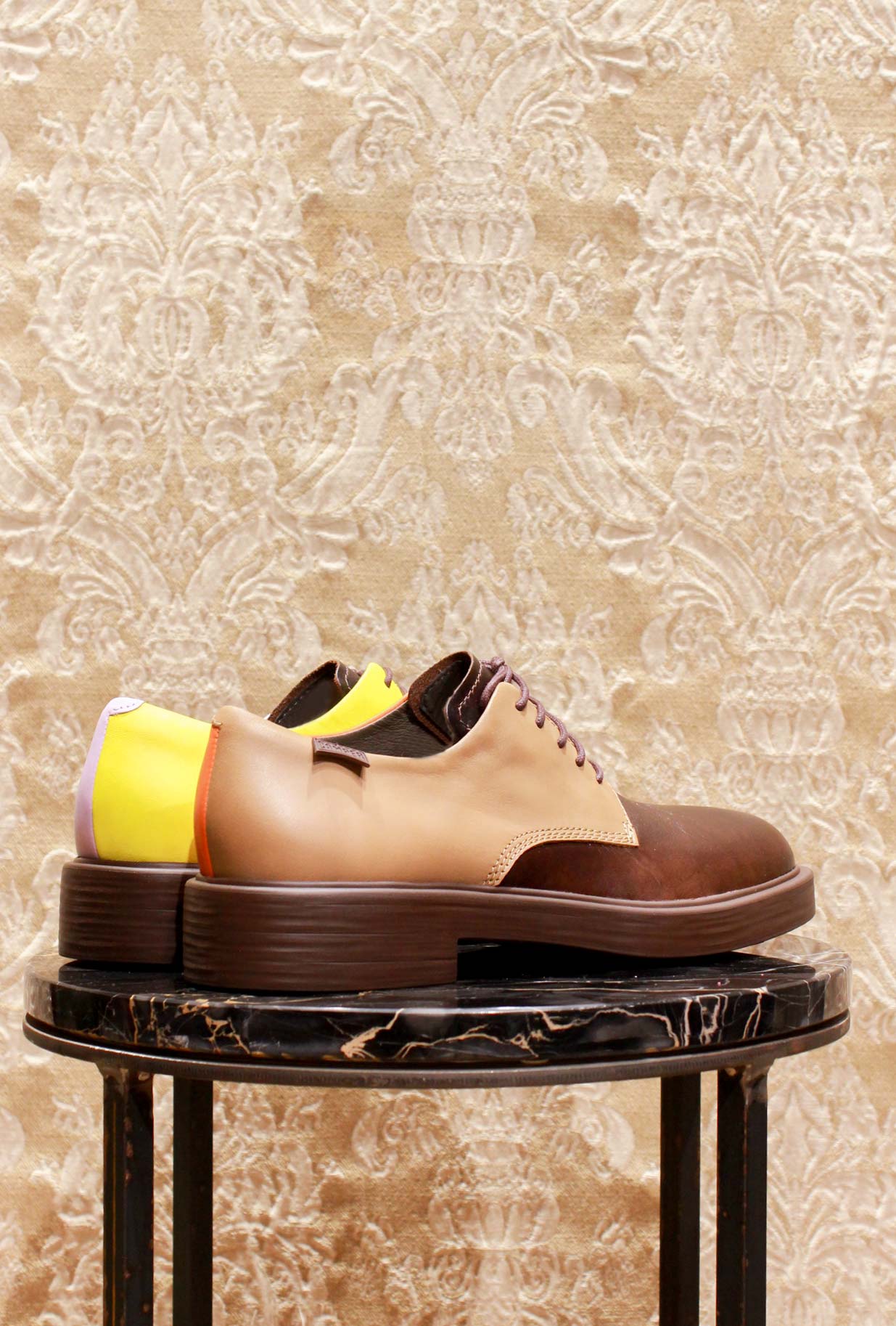 scarpa derby stringata twins multicolor di camper lab da uomo