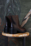 Camper Burgundy “Pix London” leggerezza flessibilità impareggiabile stivaletto Donna look