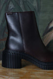 Camper Burgundy “Pix London” leggerezza flessibilità impareggiabile stivaletto Donna look