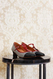 Chie Mihara nuova ballerina Hetuse fantasia optical fuego con tacco 035 fw24
