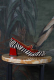 Décolleté Damaho Plateau 095 Zebra Red Passion