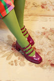 Décolleté di Chie MIhara Katya con plateau e tacco 075mm color maserati purple