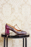 Chie Mihara Décolleté Vrape tacco 055 fantasia paisley purple