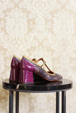 Chie Mihara Décolleté Vrape tacco 055 fantasia paisley purple