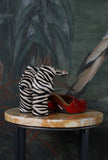 Chie Mihara Décolleté Plateau Fall-Winter  Damaho  Design retrò-chic pelle pony zebrata Red Passion Décolleté Plateau 