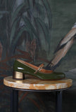 Ballerina Reni 035 Shiny Olive Gold