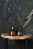 Chie Mihara Reni Day to Night Luminosa  morbida pelle vernice Olive Laminated Gold