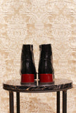Stivaletto jeybo di chie mihara tacco 035 pyton & black fw24 da donna
