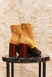 Stivaletto Malala di Chie Mihara color Velour Ocre fw 24 donna