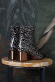Chie Mihara &nbsp Stivaletto Volkiria  70’s Snake Diamonds Antique Gold trendy 