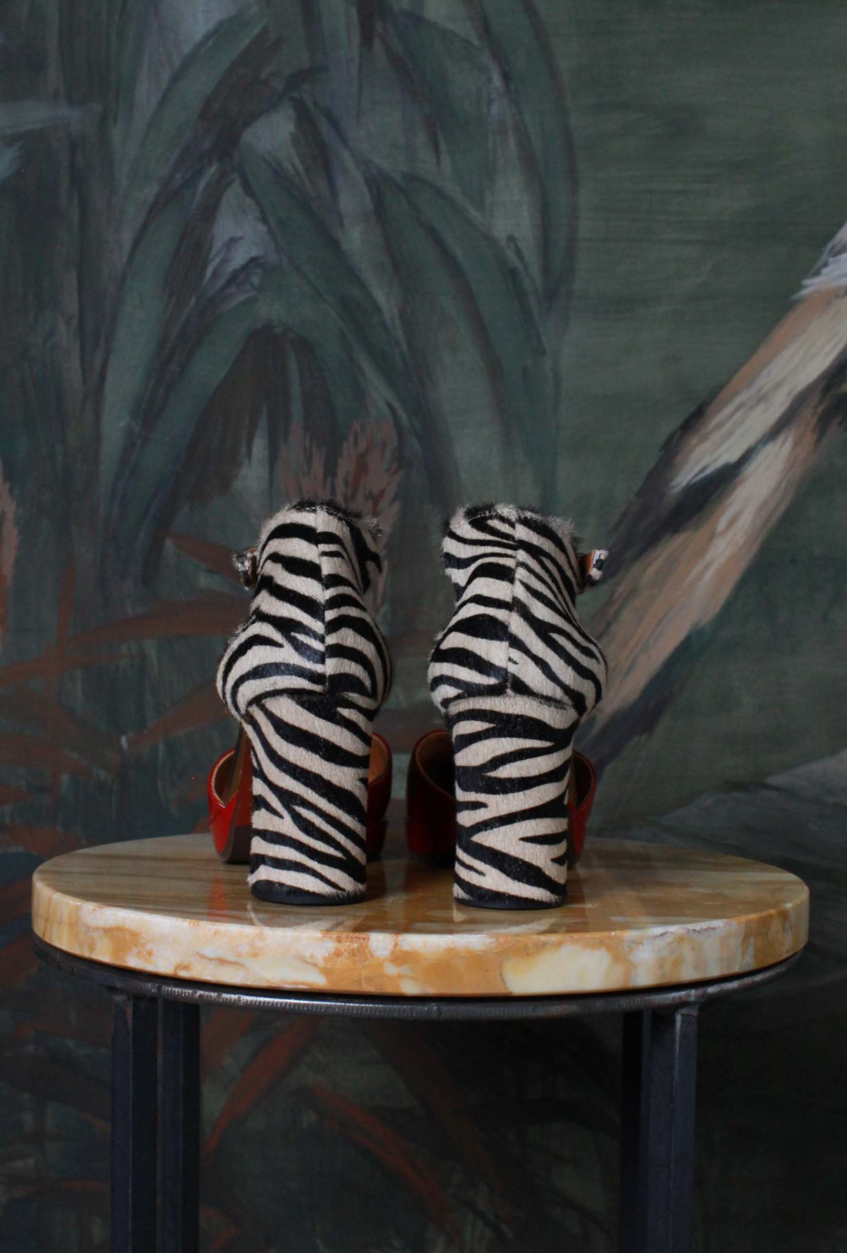 Décolleté Damaho 095 by chie miihara color zebra  red passion vernice