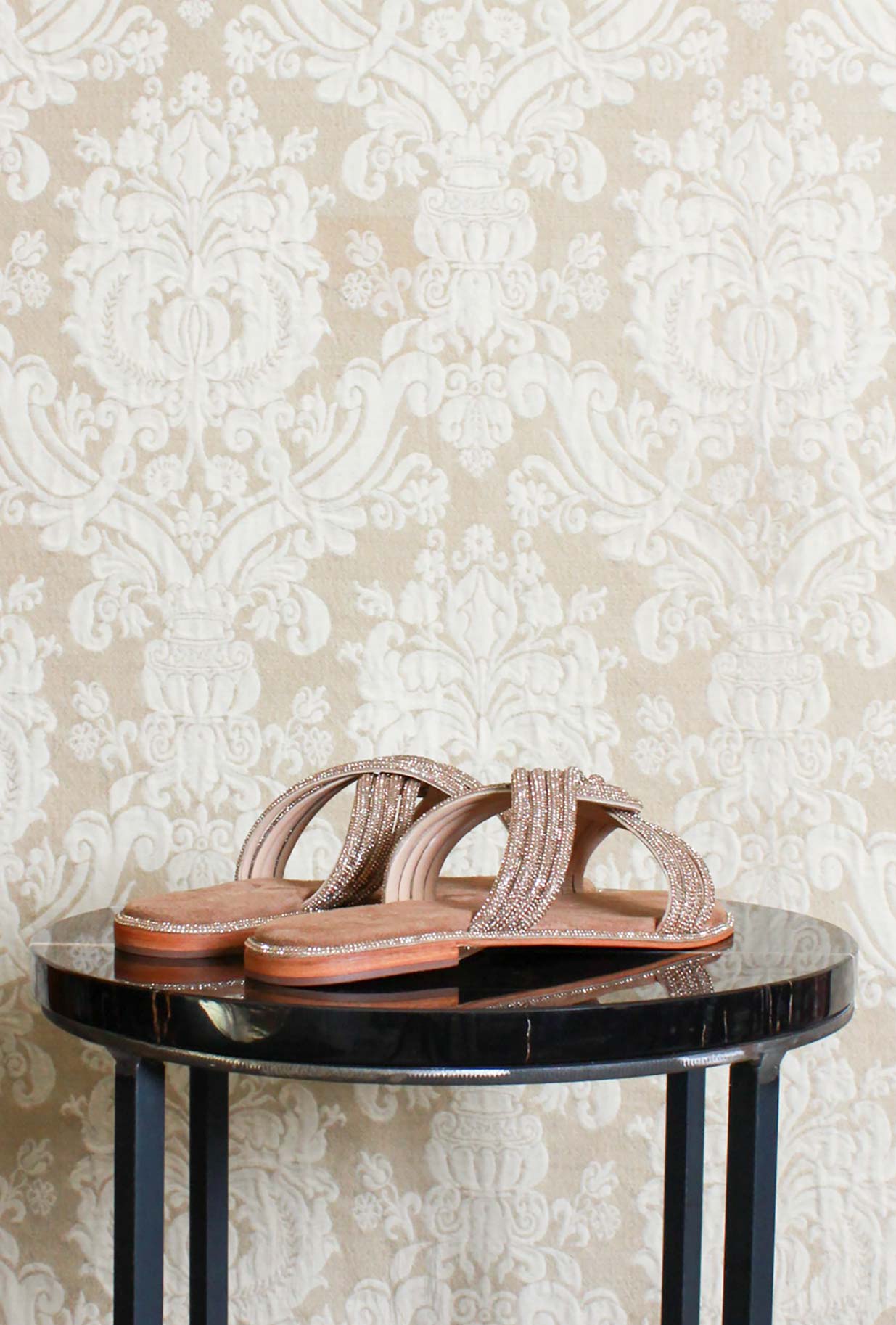 sandalo gioiello slipper mule di coral blue fusion da donna color pink gold