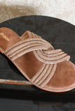sandalo gioiello slipper mule di coral blue fusion da donna color pink gold