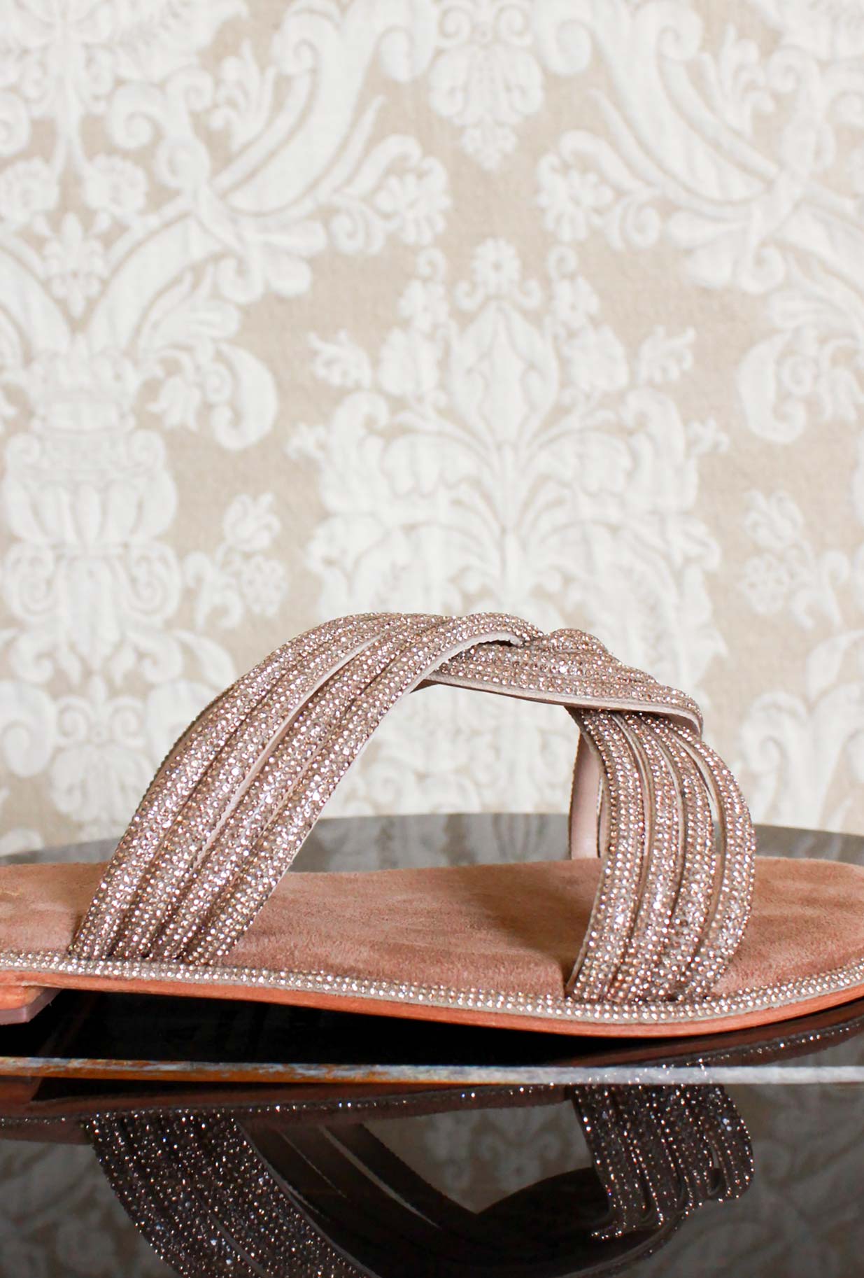 sandalo gioiello slipper mule di coral blue fusion da donna color pink gold