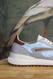 Sneaker ATHLETA ivory Light Sky di D.A.T.E. prende ispirazione dalle iconiche running degli anni ’70
