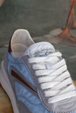 Sneaker ATHLETA ivory Light Sky di D.A.T.E. prende ispirazione dalle iconiche running degli anni ’70