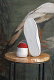 Sneakers Hill Low Vintage Calf Ivory-Red di D.A.T.E. 