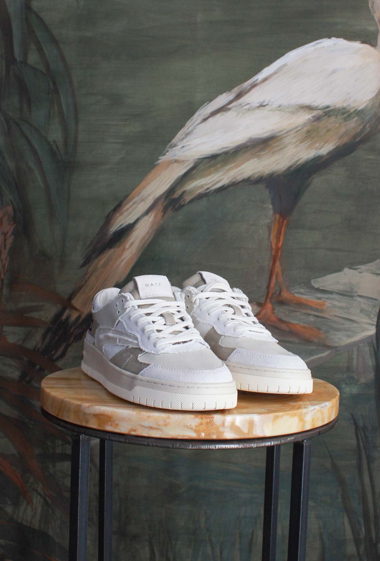 Sneakers Torneo Fringed di D.A.T.E. combinano estetica minimal e spirito sporty-chic