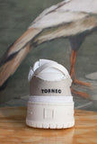 Sneakers Torneo Fringed di D.A.T.E. combinano estetica minimal e spirito sporty-chic