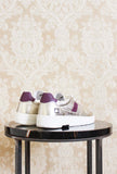 Sneakers Court 2.0 da donna by DATE colorway laminated platinum